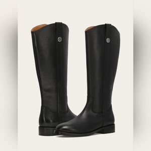 Frye Melissa Boots With Inside Zipper, Black, Size 7, Great Condition